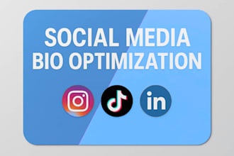 write and optimize your instagram or tiktok bio to attract followers