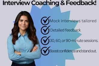 conduct professional mock interviews with feedback and scoring