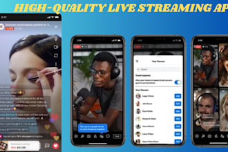 develop live streaming app live streaming website streaming app