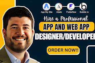 do mobile apps on adalo flutterflow bubble io appmysite quickbase appypie expert