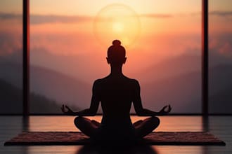 record a calm female voiceover for a meditation or healing audio