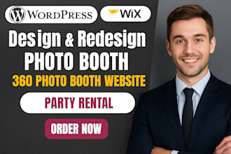 design photo booth website 360 photo booth party rental photobooth website
