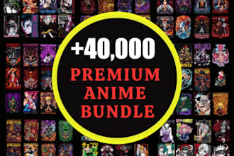 40k png pack design, anime, streetwear, anime, nba