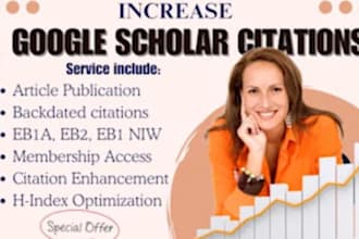 boost your academic profile with citations and scholarly visibility for eb1 niw