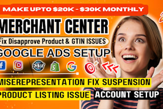 fix google merchant center suspension misrepresentation gtin and shopping ads