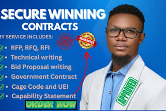 government contract bid proposal technical writing ensure cpsr compliance uei