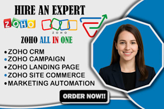 setup zoho crm zoho campaign zoho sites zoho marketing automation landing page