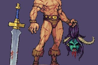 do pixel art character, pixel art game, pixel art animation, nsfw pixel art