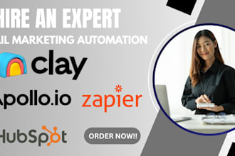 setup clay com, hubspot crm, klaviyo, hubspot automation, yotposms, highlevel