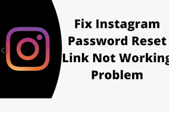 reset your facebook, instagram password reset link