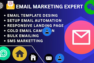 send millions bulk email blast, email and sms marketing campaign to inbox