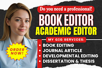 format thesis edit academic manuscript proofread textbook article journal manual