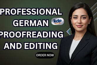 professional proofread and edit your german book or article