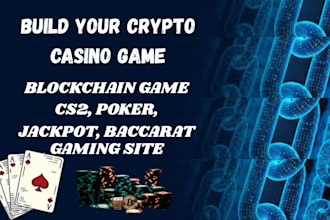 develop web3 igaming site, crypto jackpot, poker, baccarat, blackjack, cs2 games
