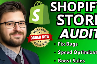 audit fix and speed optimize your shopify store to boost sales and conversions