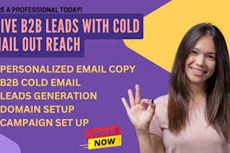 set up manage your b2b cold email outreach campaign