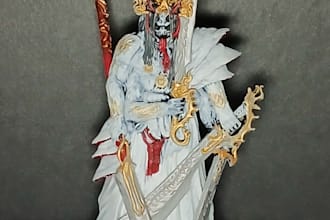 paint your large warhammer miniatures