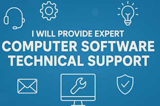 provide expert computer software technical support