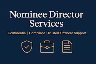 provide nominee director services for your offshore or international businesses