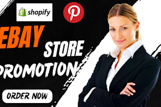 promote your shopify, etsy, ebay, or amazon via pinterest and seo