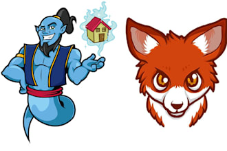 draw and design custom cute anime chibi mascot logo character for gaming twitch