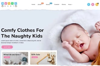 baby shopify store baby product toy store kids clothing dropshipping store
