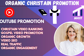 do organic christian youtube promotion gospel music video channel monetization