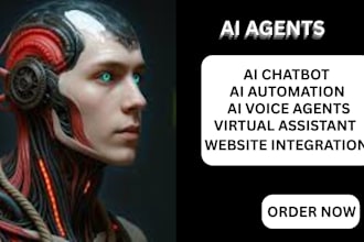 build custom ai agent for automation, chatbot sales agent or website integration