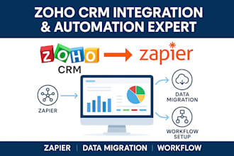 set up data migration on zoho crm zapier integration to zoho crm integrate zoho