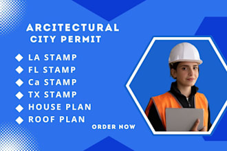 design architectural blueprints and drawings for city permits, adus