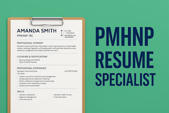 write a job winning pmhnp resume and cover letter for nurse practitioners