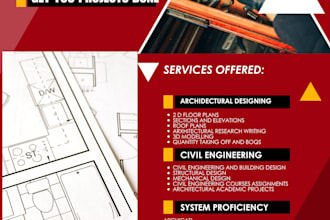 do civil engineering, architectural and quantity surveying projects