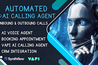 set up ai voice agent, ai agent, vapi ai calling agent, synthflow and agent ia