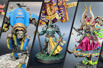 custom 3d print and paint anime figures, fan art statues or display collectibles