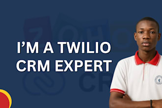 set up twilio call, SMS, and tracking automation with gohighlevel or saas CRM