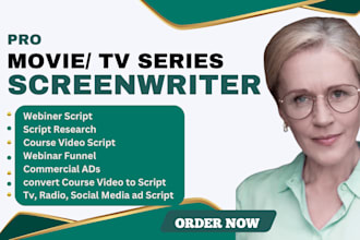 write movie script tv series adaptation to screenplay