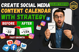 create a social media marketing content calendar
