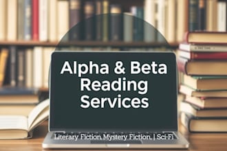 alpha read beta read fiction mystery fiction sci fi book