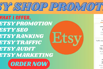 do etsy promotion etsy SEO, promote etsy shop to boost etsy traffic