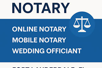 fast and reliable online or inperson notary services