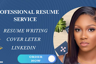 write professional resume, cover letter, optimize linkedin