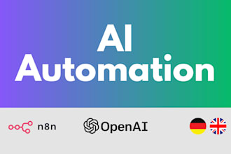 provide workflow automation using n8n and openai