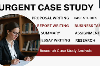 do essay, assignment, case study analysis, report, apa paper, research summary