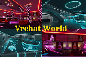 create your dream vrchat world 3d vrc world metaverse spatial io world for you