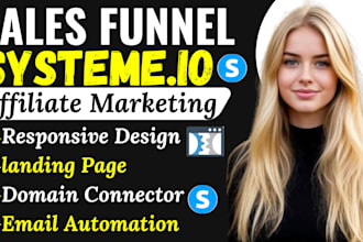 sales funnel systeme io landing page email automation affiliate marketing