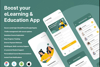 develop ai coaching app, educational quizz app, lms ai app, school portal ai app