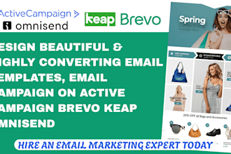 design email templates, email campaign on active campaign brevo keap omnisend