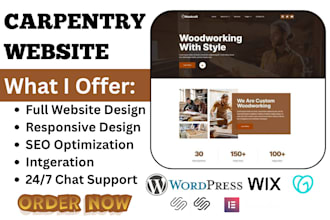 build handyman website construction roofing website carpentry renovation website