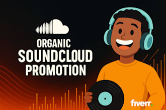promote your music on soundclound and spotify with organic campaign