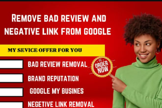 remove or suppress negative news bad article from google search